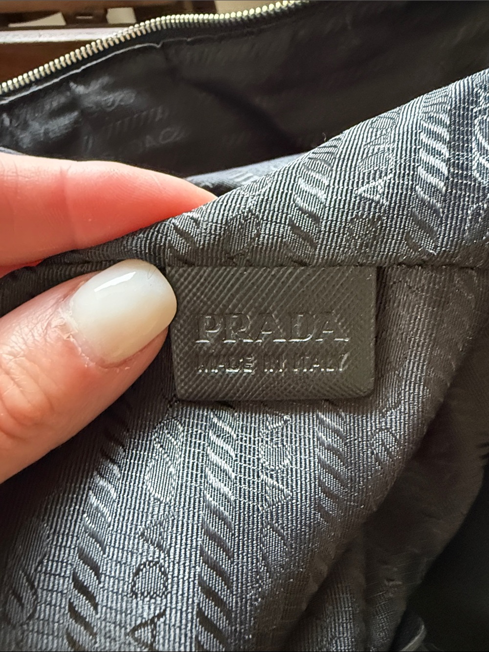 Prada Weekender Duffle Bag Tessuto Large Black $3800 - Picture 8 of 10